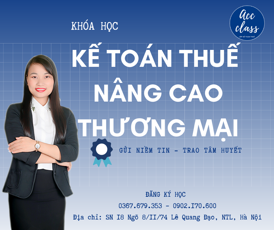 Kế toán thuế chuyên sâu doanh nghiệp thương mại